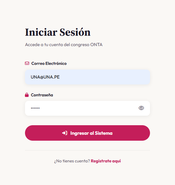 Paso 1: Iniciar Sesión